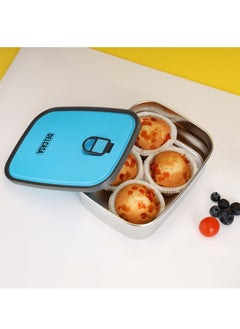DELCASA Delcasa 1100ML Stainless steel box Food Container lunch box DC2339 with polymer vent hole Lid  - Image 4