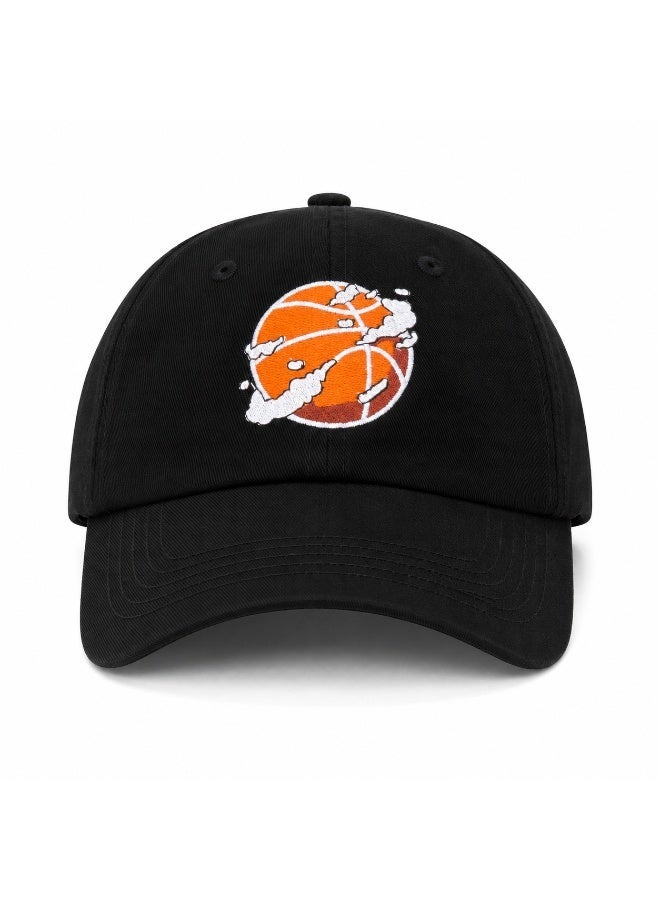 Monkey Troopers MT Play Printed Baseball Cap Premium Polyester Material Black Adjustable Cap with Metal Buckle Strap Streetwear Fashion Hat with Front Baseball Logo & Back MT Embroidery - Image 4