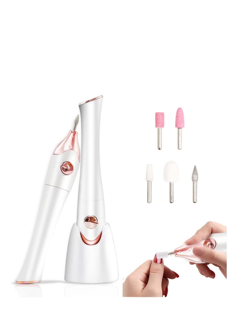 Y&D Professional Electric Nail File Drill with 5pcs BitsUV Light Stand Manicure Pedicure Kit for Acrylic Gel Nails Callus RemoverCordless Hand Foot Acrylic Tools(Need Battery)  - Image 1