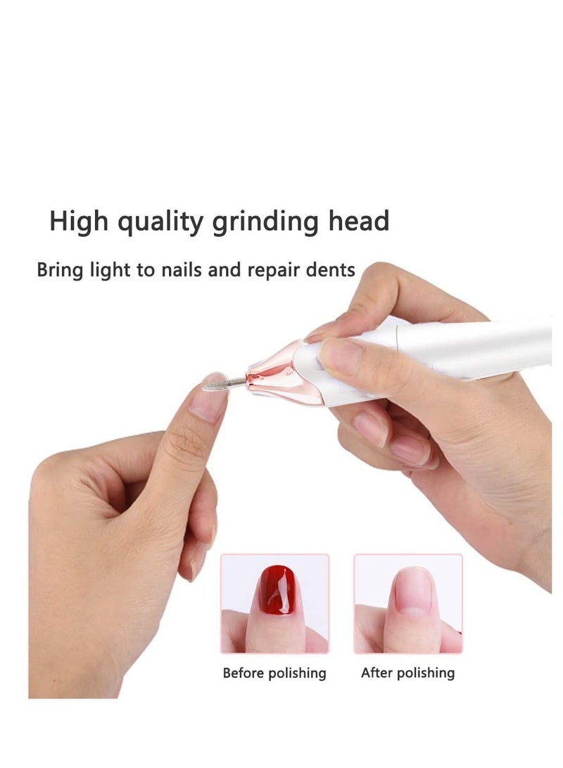 Y&D Professional Electric Nail File Drill with 5pcs BitsUV Light Stand Manicure Pedicure Kit for Acrylic Gel Nails Callus RemoverCordless Hand Foot Acrylic Tools(Need Battery)  - Image 3