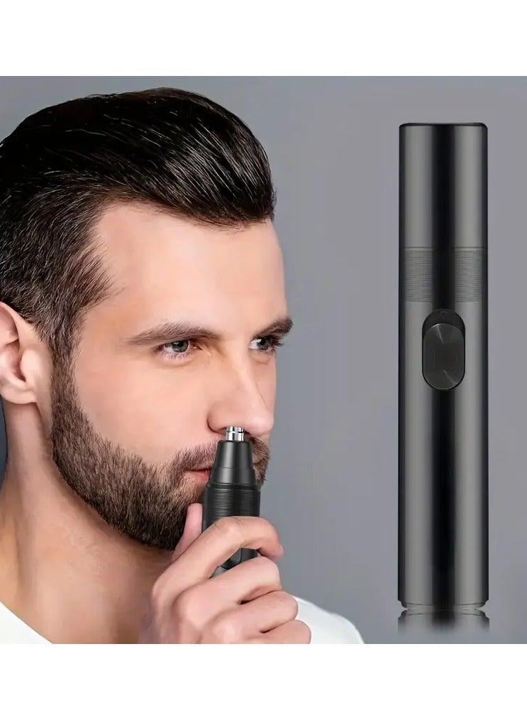 Goolsky 1pc Nose Hair Trimmer, Professional Painless Nose And Ear Hair Trimmer For Women Men, Stainless Steel Head Nose Hair Remover, Mute Efficient Battery-Operated Easy To Clean - Image 3