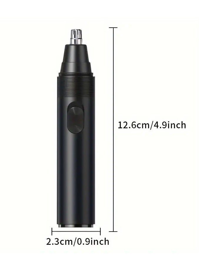 Goolsky 1pc Nose Hair Trimmer, Professional Painless Nose And Ear Hair Trimmer For Women Men, Stainless Steel Head Nose Hair Remover, Mute Efficient Battery-Operated Easy To Clean - Image 4