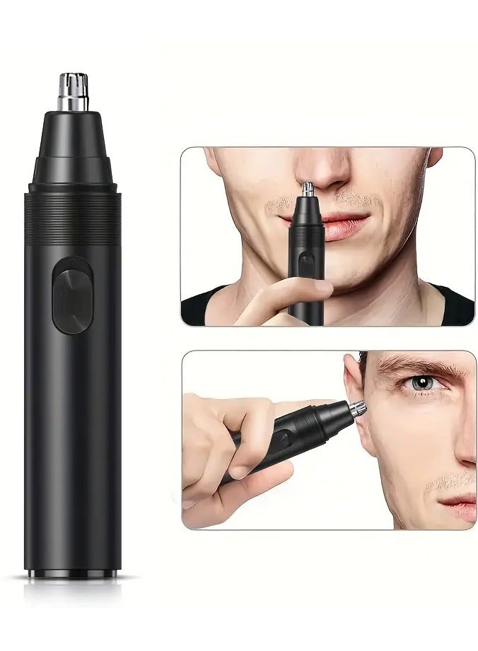 Goolsky 1pc Nose Hair Trimmer, Professional Painless Nose And Ear Hair Trimmer For Women Men, Stainless Steel Head Nose Hair Remover, Mute Efficient Battery-Operated Easy To Clean - Image 5