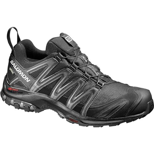 Salomon Men's XA PRO 3D Gore-TEX Trail Running Shoes for Men, Black/Black/Magnet, 14 - Image 2