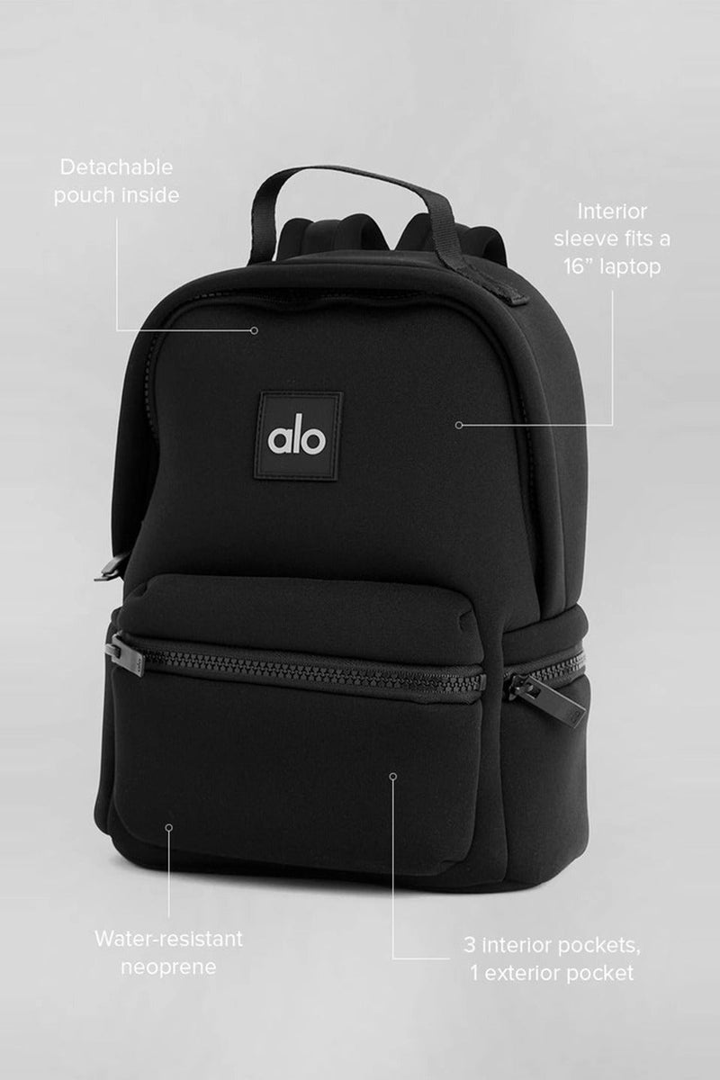 Alo World Yoga Bag Backpack Black Waterproof Fitness Bag - Image 5