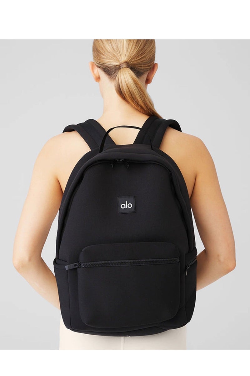 Alo World Yoga Bag Backpack Black Waterproof Fitness Bag - Image 4