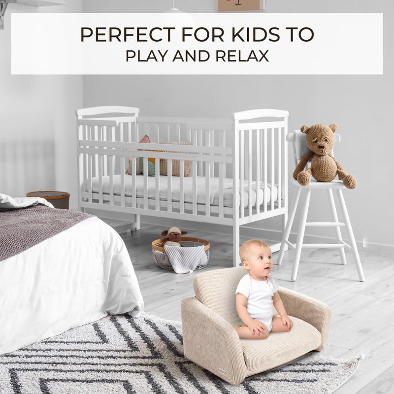 ZICOTO Sturdy Toddler Chair and Couch - The Perfect Kids Sofa for Girls and Boys - Ideal Fold Out Sofa Chairs to Give Your Kids a Safe and Fun Place to Sit - Image 4