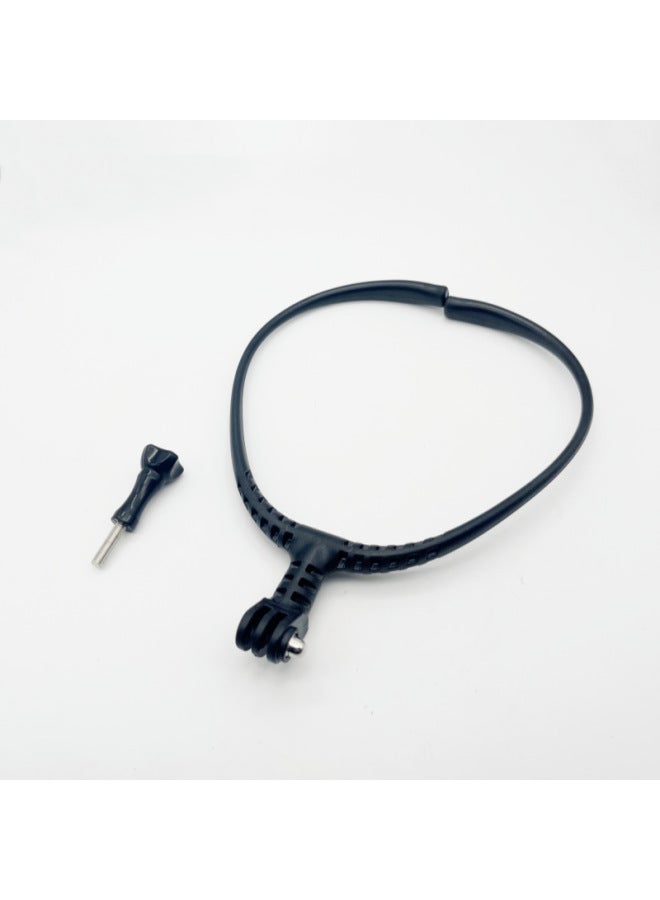 Generic Gopro Sports Camera Chest Strap Accessories Riding Helmet Fixed Bracket Backpack Clip Helmet Base Buoyancy Rod-Color:Halter Neck  - Image 1