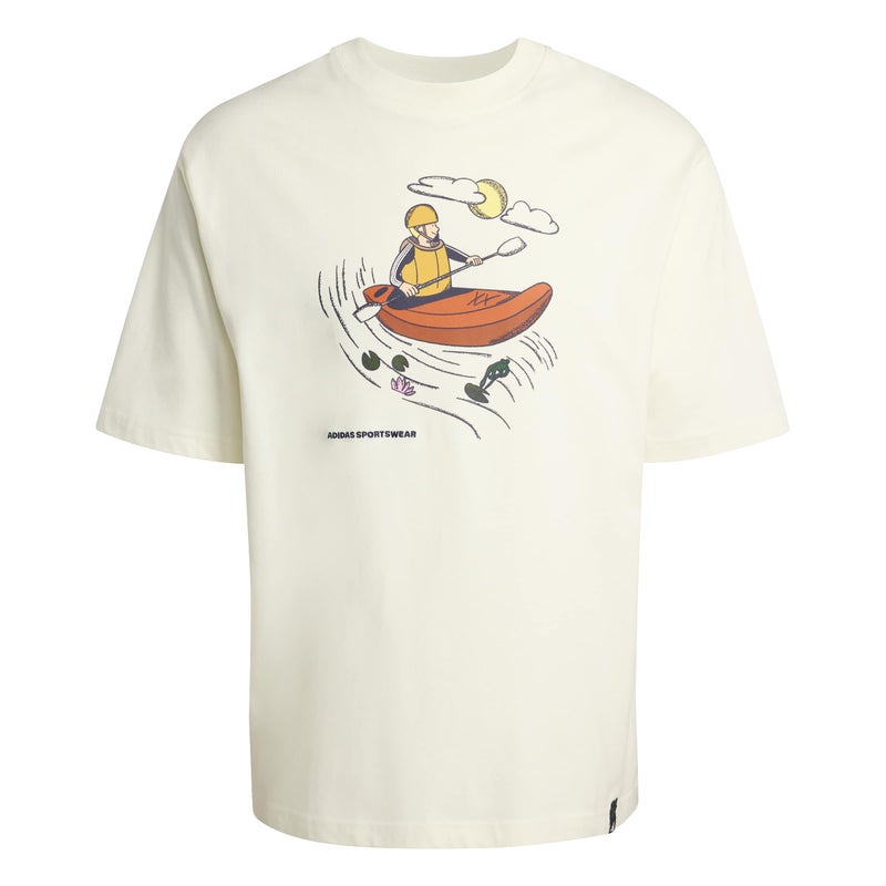 adidas Doodle Kayaking Graphic T-Shirt - Image 5
