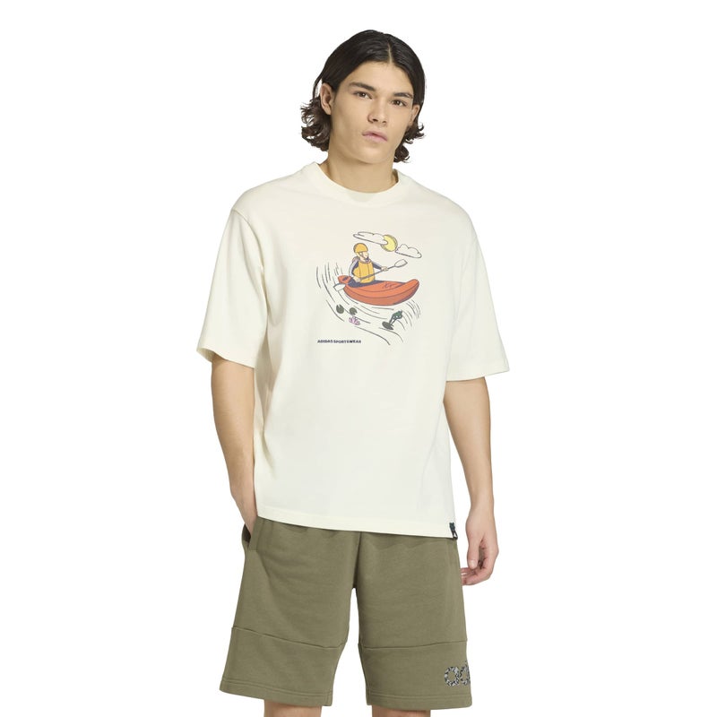 adidas Doodle Kayaking Graphic T-Shirt - Image 4