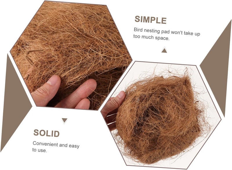 General purpose design Coconut Fiber Mat for Bird Nest Replaceable Nesting Pad Nesting Liner for Birds Must Have Trendy natural assorted colors Local available supply Lightweight All consumer tier purchase options Wear resistant Multi-source stock guarantee All-in-one local deliver plan Light precision processed material Easy clean surface Globally selected raw material Local trackable shipment Multi option design Durability enhanced Flexible use switching Processed natural substance Global simple assemble options All region coverage Budget global standard quality Integrated local logistics Diverse operation compatible Updated modern design Diverse purchase plan Regular scheduled transit Indoor outdoor all-purpose fit - Image 4