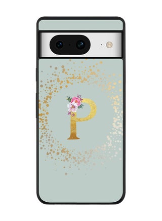 Rugged Black Edge case for Google Pixel 8, Slim fit Thin Phone Case Cover- Custom Monogram Initial Letter Floral Pattern Alphabet - P (Light Grey) - pzsku/ZAEFF12D4BCEAEF30D8FAZ/45/_/1698670616/82f40559-286e-4106-b61a-67ec17cceb66