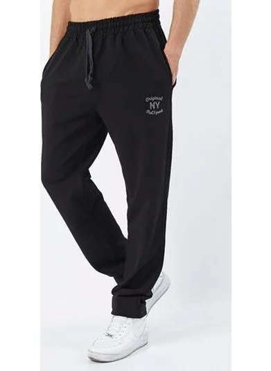 Fiel 19ESF02 Embroidered Basic Straight Leg Men's Sweatpants