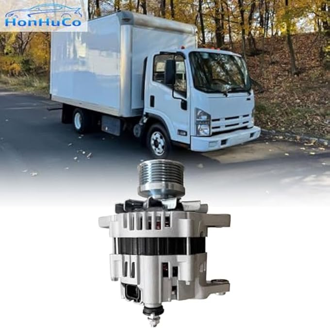 HonHuCo 8980750250 Alternator Replacement for LR1110-733 Isuzu NPR Medium/Heavy Trucks 2008-2015 Auto Parts Alternator for ISUZU NPR 3.0/5.2L LR1110-733C - Image 2