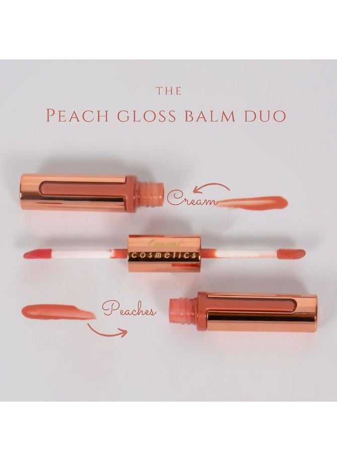Canvas cosmetics Peach Gloss Balm Duo  - Image 1