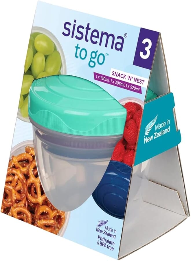 Sistema Snack Nest set 3 pack 520,305,150 ml