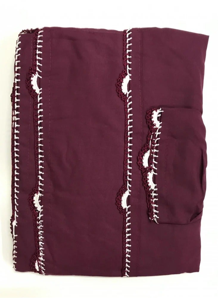 Gift set of 5 pieces, quilted rug + Qur’an + prayer sheet + rosary + incense burner - Image 4