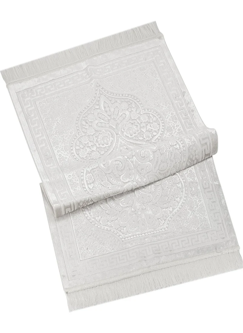 İhvan Online Velvet İnci Prayer Rug Velvet Pearl - Cream