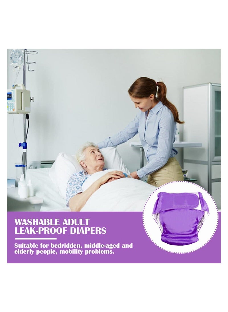 Y&D Reusable Cloth Diaper Adjustable and Waterproof Elderly Incontinence Protection Nappies Underwear with Maximum Absorbency for Care Pregnant Disabled  - Image 3