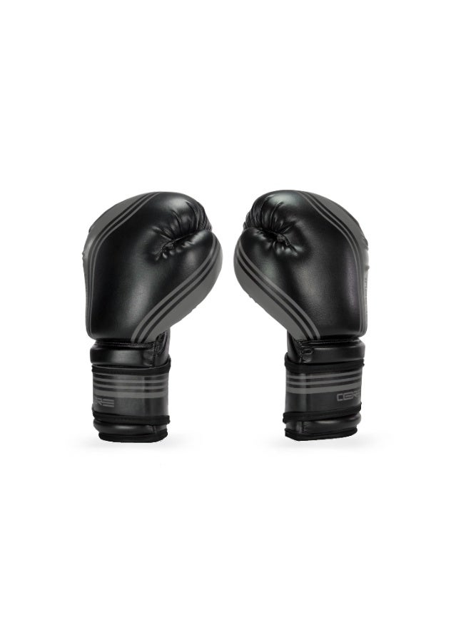 Sanabul Core Gel Training Boxing Gloves for Men and Women Advanced Muay Thai and Kickboxing Gloves Heavy Bag & Boxing Sparring, Black/Silver - Image 2