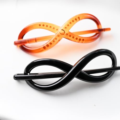 Prettyou Small Size 4.7" no slip Effortless Twist hair clips for women, pack of 6 - Image 2