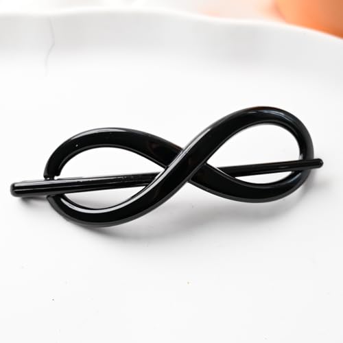 Prettyou Small Size 4.7" no slip Effortless Twist hair clips for women, pack of 6 - Image 4