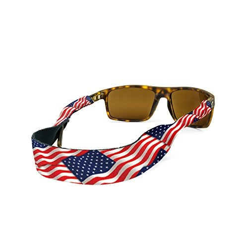 Croakies XL Croakies Eyewear Retainer, USA Flag - Image 1