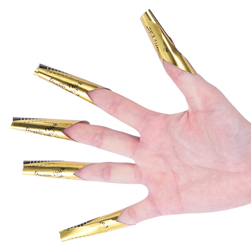 100pcs Double Thick Competitive Nail Form UV Extension - Image 5