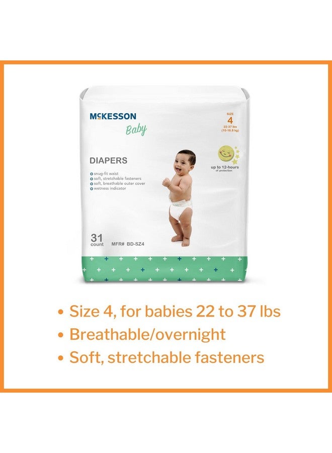 McKesson Baby Diapers, Size 4 (22 lbs to 37 lbs), 31 Count, 1 Pack - Image 2