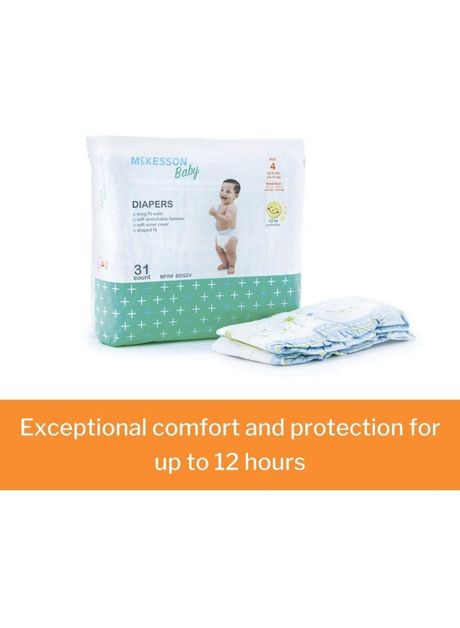 McKesson Baby Diapers, Size 4 (22 lbs to 37 lbs), 31 Count, 1 Pack - Image 3