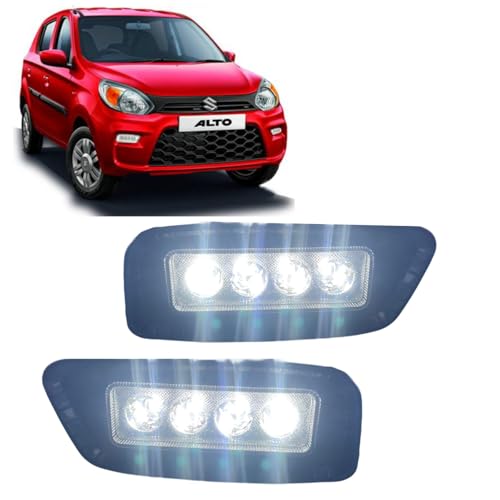 KD K D LED Fog Lamp Set for Maruti Alto 800, 2019-Now Model, Pair - Image 1