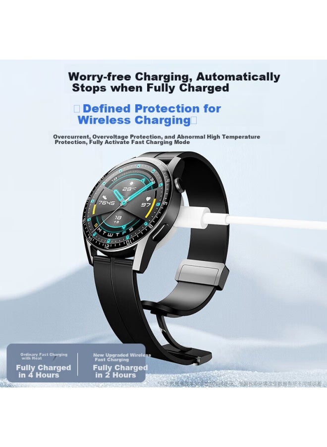 Beiyipin Beiyi Brand Magnetic Wireless Fast Charging Dock Data Cable For Huawei Watch Gt3/gt3 Pro/gt4/gt2 Pro/gt5/watch4 Pro/3 Pro Series - Image 5