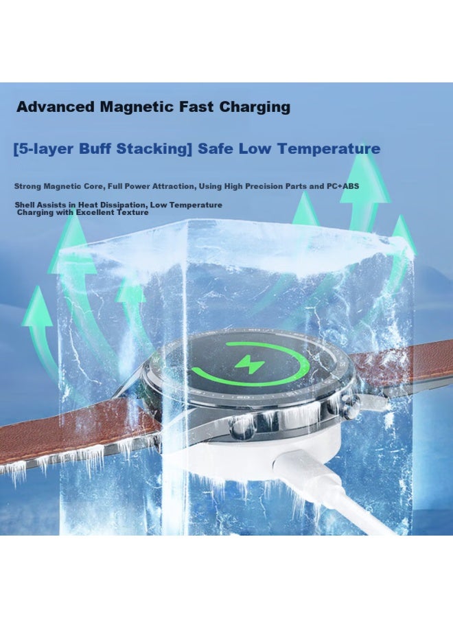 Beiyipin Beiyi Brand Magnetic Wireless Fast Charging Dock Data Cable For Huawei Watch Gt3/gt3 Pro/gt4/gt2 Pro/gt5/watch4 Pro/3 Pro Series - Image 4