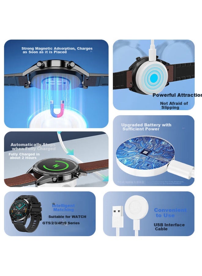 Beiyipin Beiyi Brand Magnetic Wireless Fast Charging Dock Data Cable For Huawei Watch Gt3/gt3 Pro/gt4/gt2 Pro/gt5/watch4 Pro/3 Pro Series - Image 3