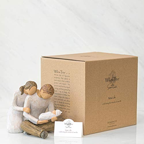 Willow Tree New Life, Celebrating The Miracle of New Life, A Gift for First Time Parents or Those Growing Their Families, Loving Relationships Between Parents and Child, Sculpted Hand-Painted Figure - Image 4