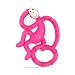 Matchstick Monkey Silicone Mini Teether Gel Applicator Silicone Baby Teether EasytoGrip BPAFree Supports SelfSoothing Early Brushing 3 Months 4 Inches Pink - Image 2