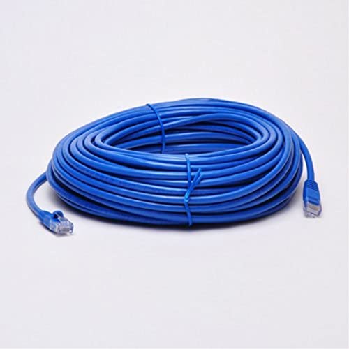 UbiGear New 100ft 30m Blue 100' Ft Rj45 Cat6 Ethernet LAN Network Internet Computer Patch Cable - Image 1