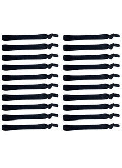 KALLORY Pull Men Knotted Hair No Mens Band Adjustable Black Rings Bands Hairbands Elastic Ties Accessory for Male Elastics Holders Flat Ponytail Accessories Scrunchies Flexible Ropes