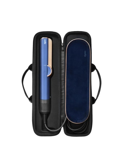 حقيبة تخزين حالة السفر الصلبة لـ Dyson Airstrait HT01 straightener مجفف الشعر حالة واقية محمولة لـ Dyson Hair Straightener Accessories (أسود)
