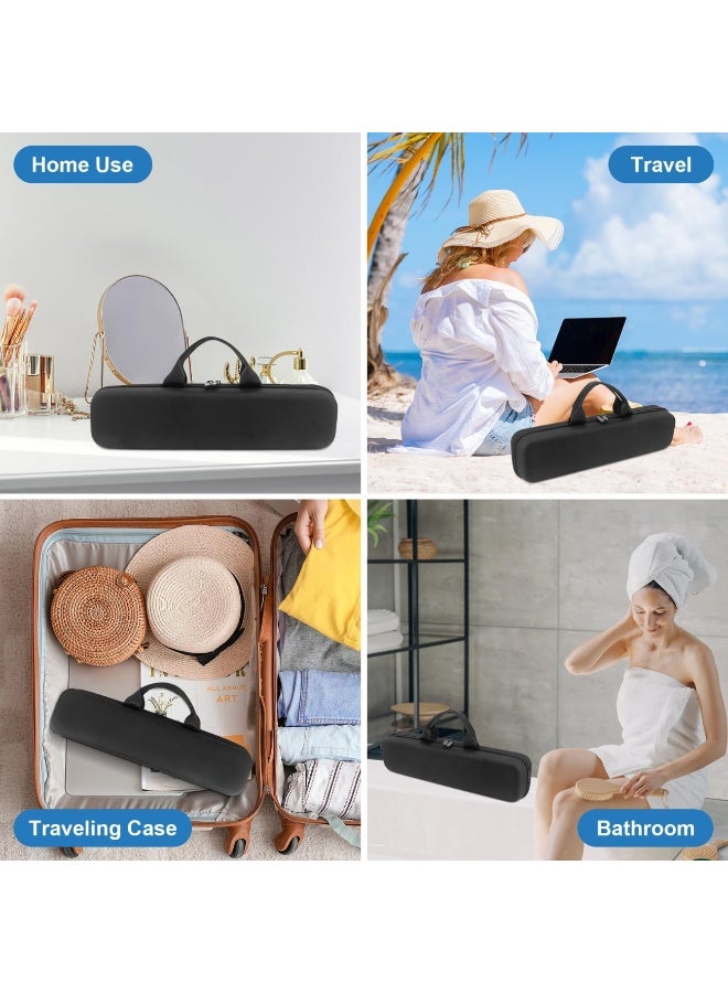 حقيبة تخزين حالة السفر الصلبة لـ Dyson Airstrait HT01 straightener مجفف الشعر حالة واقية محمولة لـ Dyson Hair Straightener Accessories (أسود) - Image 4