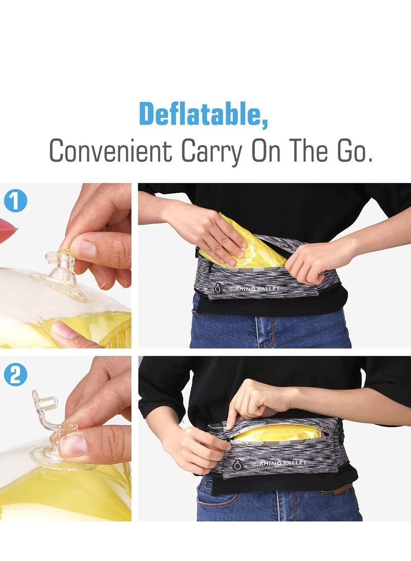 SOLARAE Inflatable Armbands, Swimming Armlets with Pool Arm Floatie Sleeves, Floater Tube Water Wings, Up to 0.2kg, Cartoons Designed for Kids Aged 3-6 Years Yellow Flamingo (2Pcs a Set) - Image 3