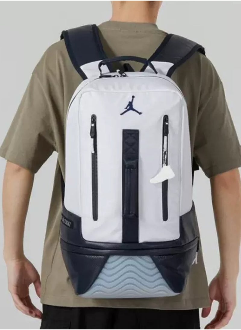 Jordans - 【School season】[Back to School Season] Printed Large Capacity Zipper Backpack School Bag Student Backpack Classic Backpack Laptop Backpack Colorful Backpack Sports Backpack Basketball Backpack - Image 1
