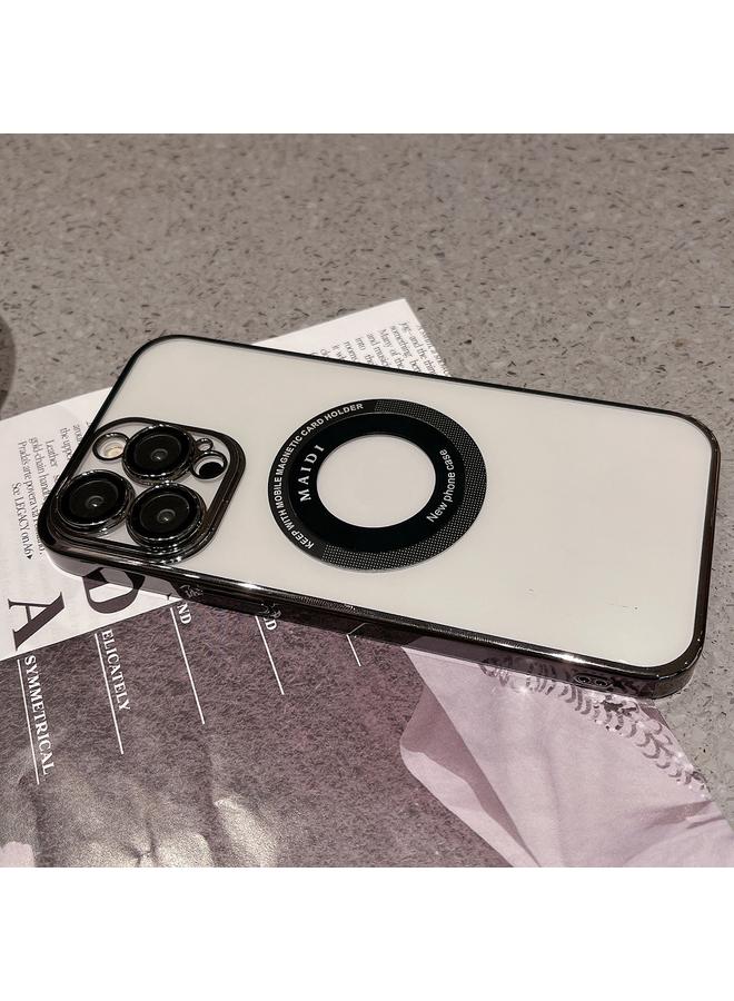 اس-توب جراب لهاتف iPhone 12 Magsafe Electroplated PC Phone Case - Image 4