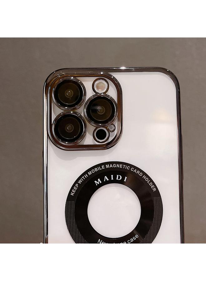 اس-توب جراب لهاتف iPhone 12 Magsafe Electroplated PC Phone Case - Image 5