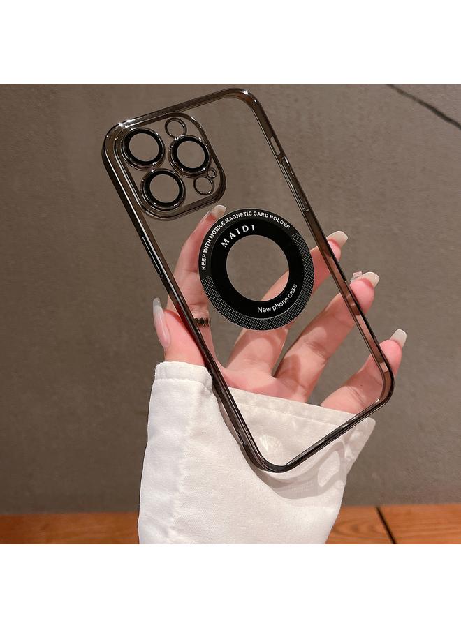 اس-توب جراب لهاتف iPhone 12 Magsafe Electroplated PC Phone Case - Image 2