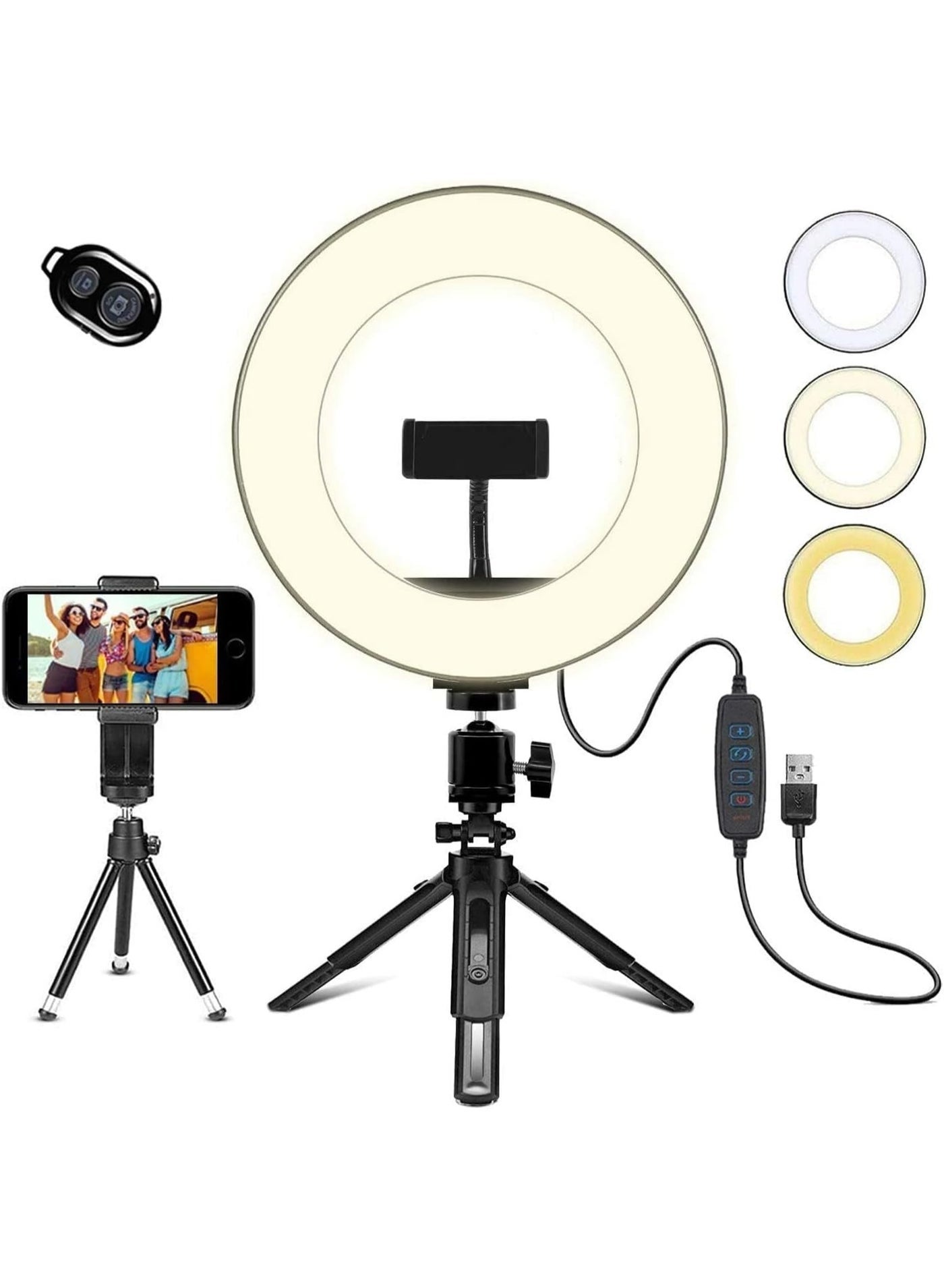 YoYoTech YoYoTech Selfie Makeup Tiktok Recording Table Led Ring Light 20W ZAF001D8687DB3EC465BAZ