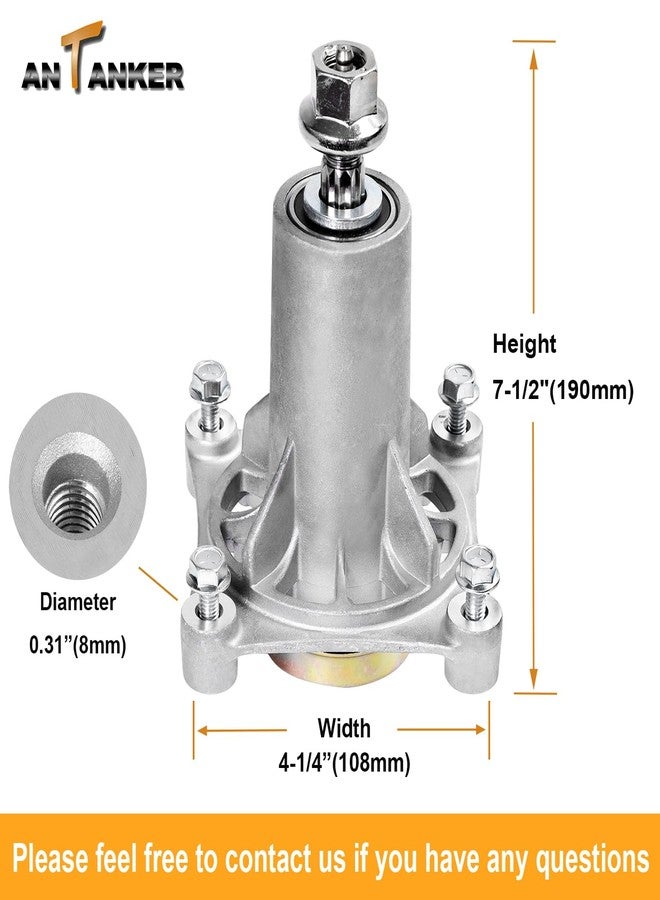 Antanker 187292 192870 Spindle Assembly Lawn Mower Parts Replace for AYP Craftsman 532187292 532187281 587819701 587125401 567253301 for H usqvarna Mandrel Assembly 42" 46" 48" 54" Mower Deck Spindle - Image 2