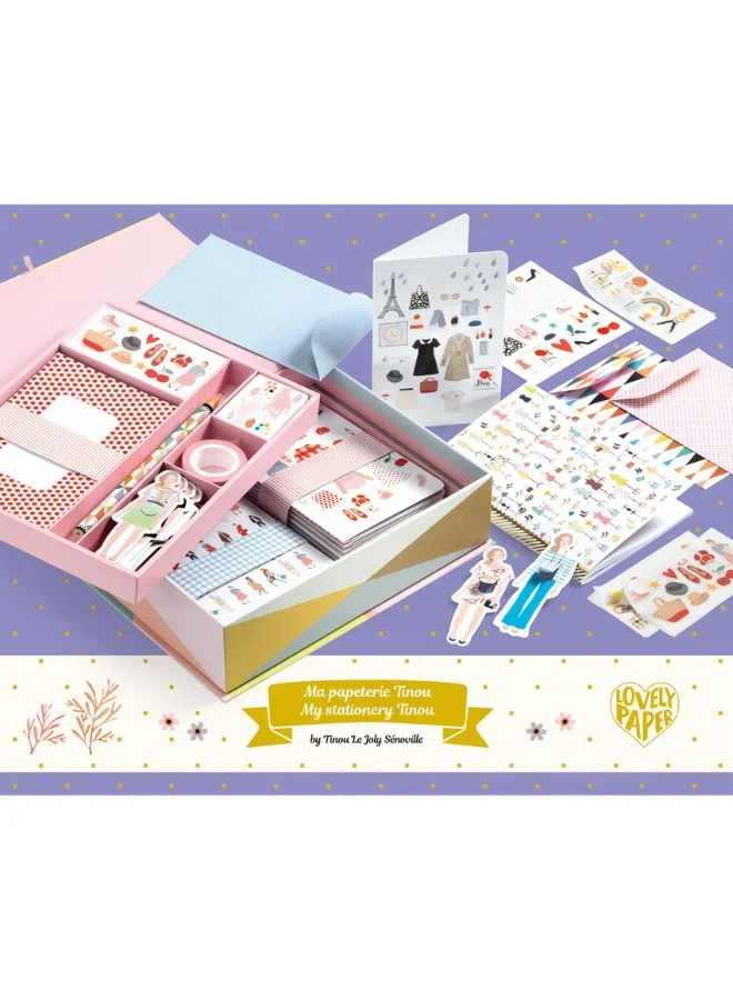 DJECO Tinou Stationery Box Set