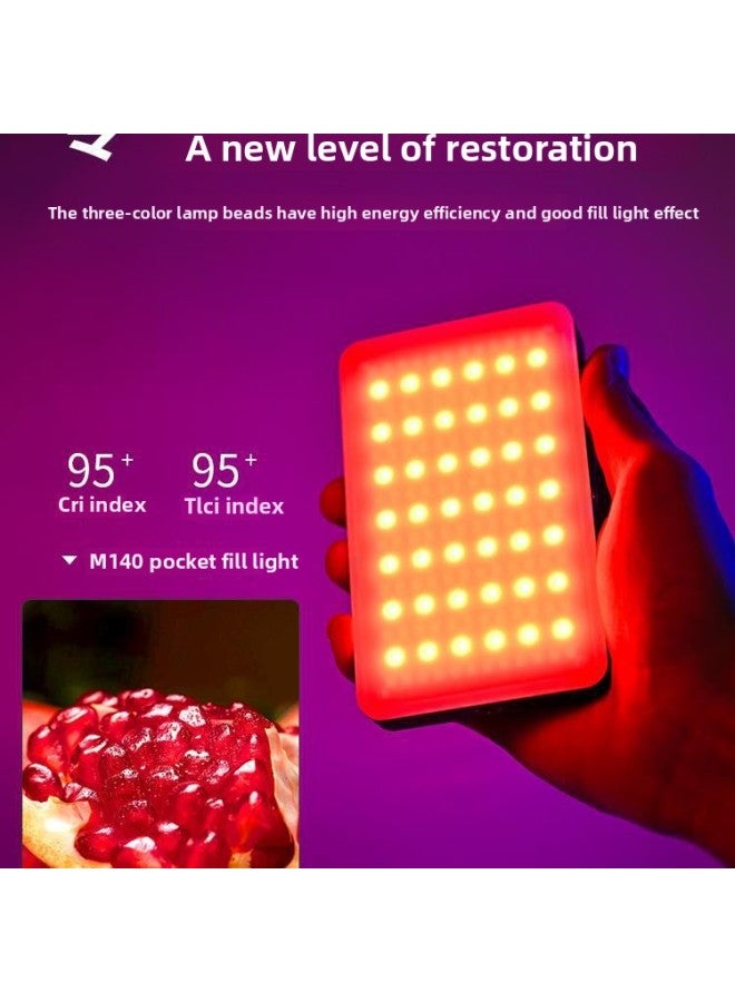 Mini Portable Fill Light Selfie Mobile Phone Live Photo Beauty Light RGB Full Color SLR Camera-Specifications:[three-tone Lighting + Full Color] Standard
