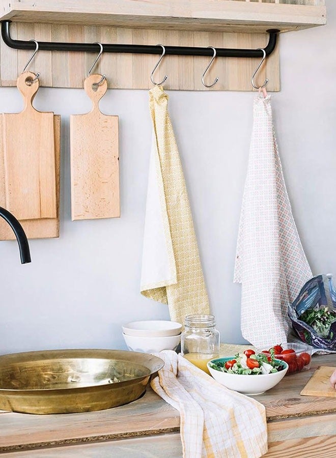 HAWAWA 10pcs S Hooks for Hanging, Heavy Duty Hanging Hooks 304 Stainless Steel, S Shape Hooks for Hanging Pans Pots Plants Towels Kitchen Hooks Hanger Silver - Image 4